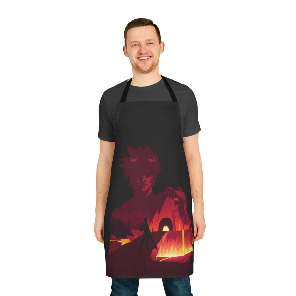 Zagreus and Hades Inspired Negative Space Apron