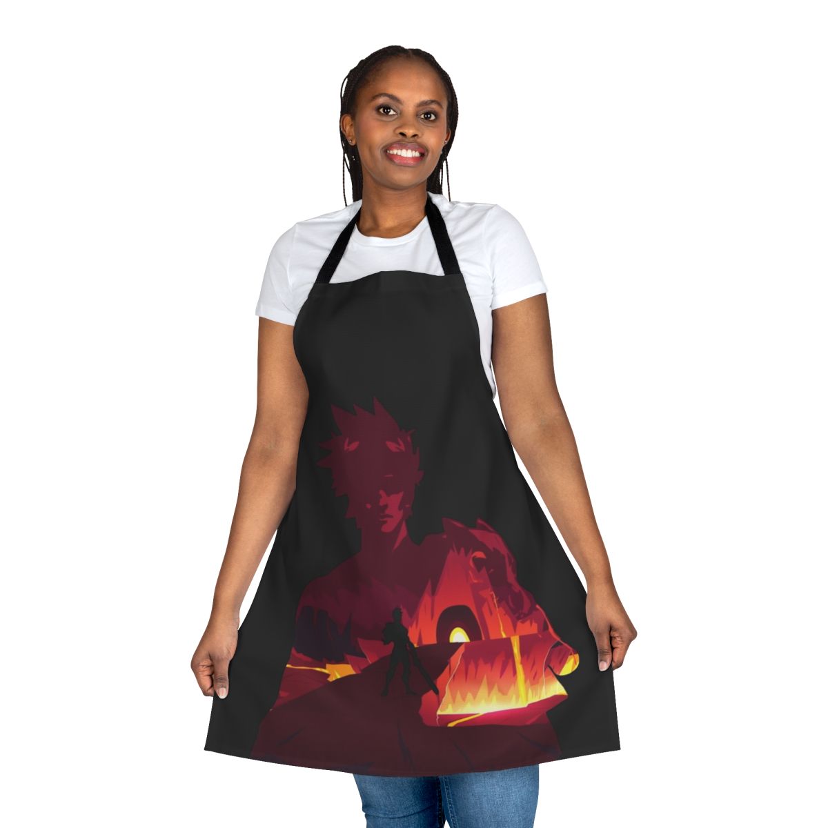 Zagreus and Hades Inspired Negative Space Apron