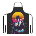 Zagreus Hades-inspired retro 80s apron featuring the protagonist from the popular game Hades.