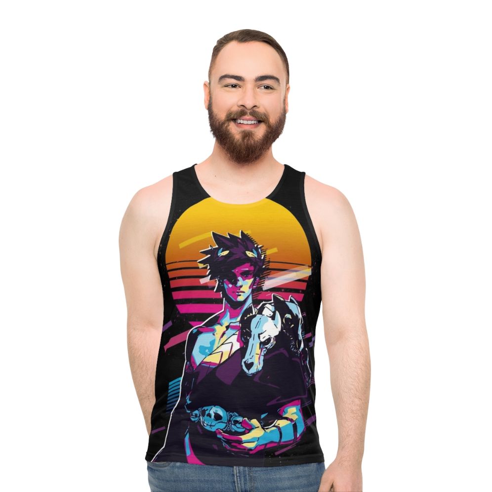 Zagreus Hades Retro Unisex Tank Top