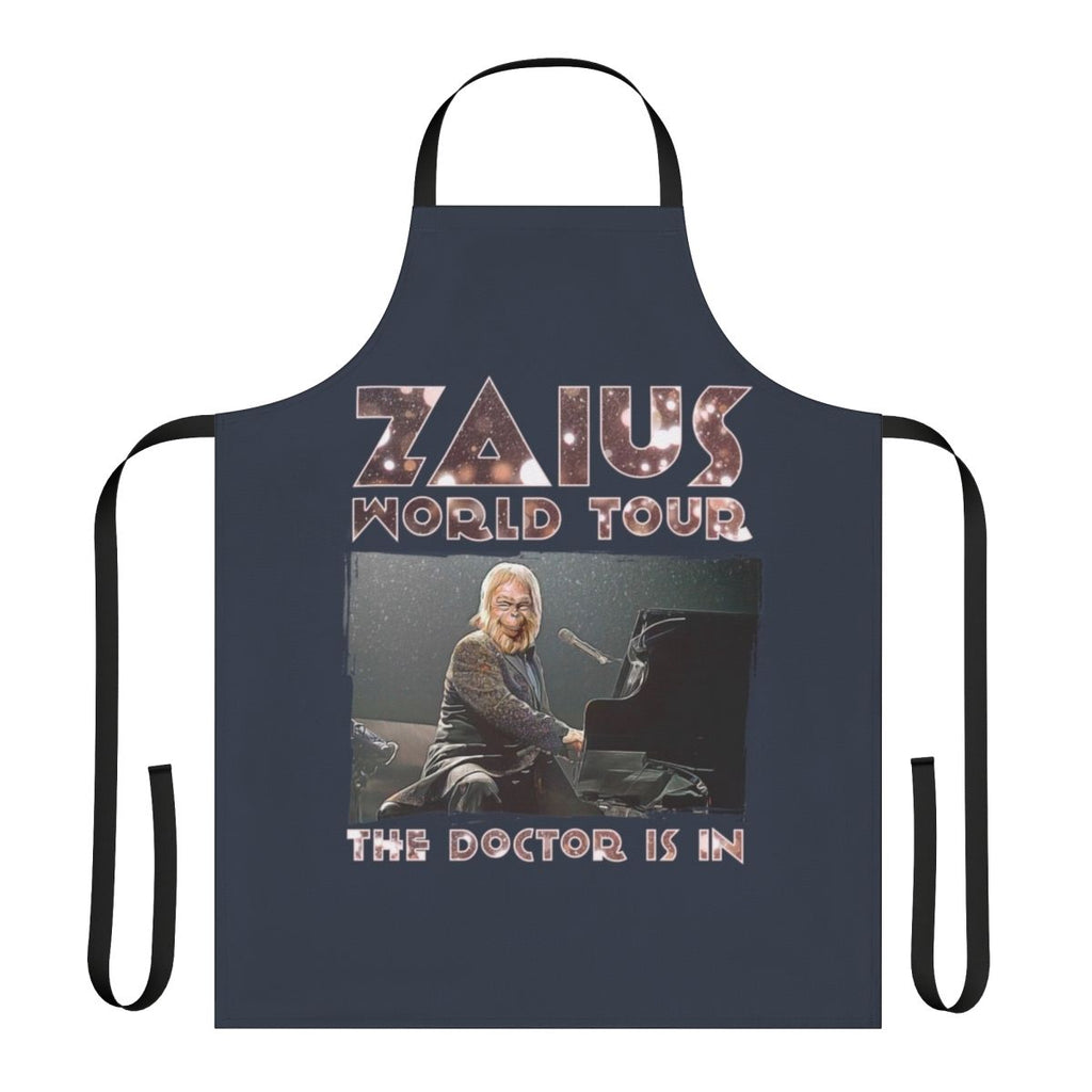 Zaius-Inspired Doctor Apron featuring a parody of the Planet of the Apes "World Tour" theme