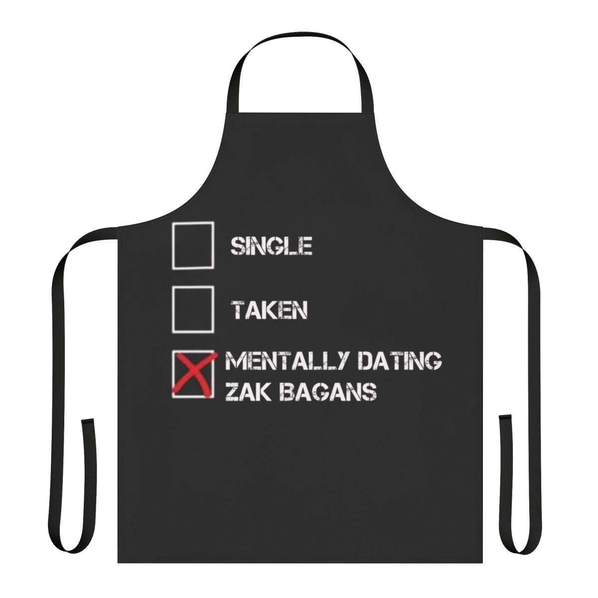 "Zak Bagans themed apron for ghost and paranormal enthusiasts"