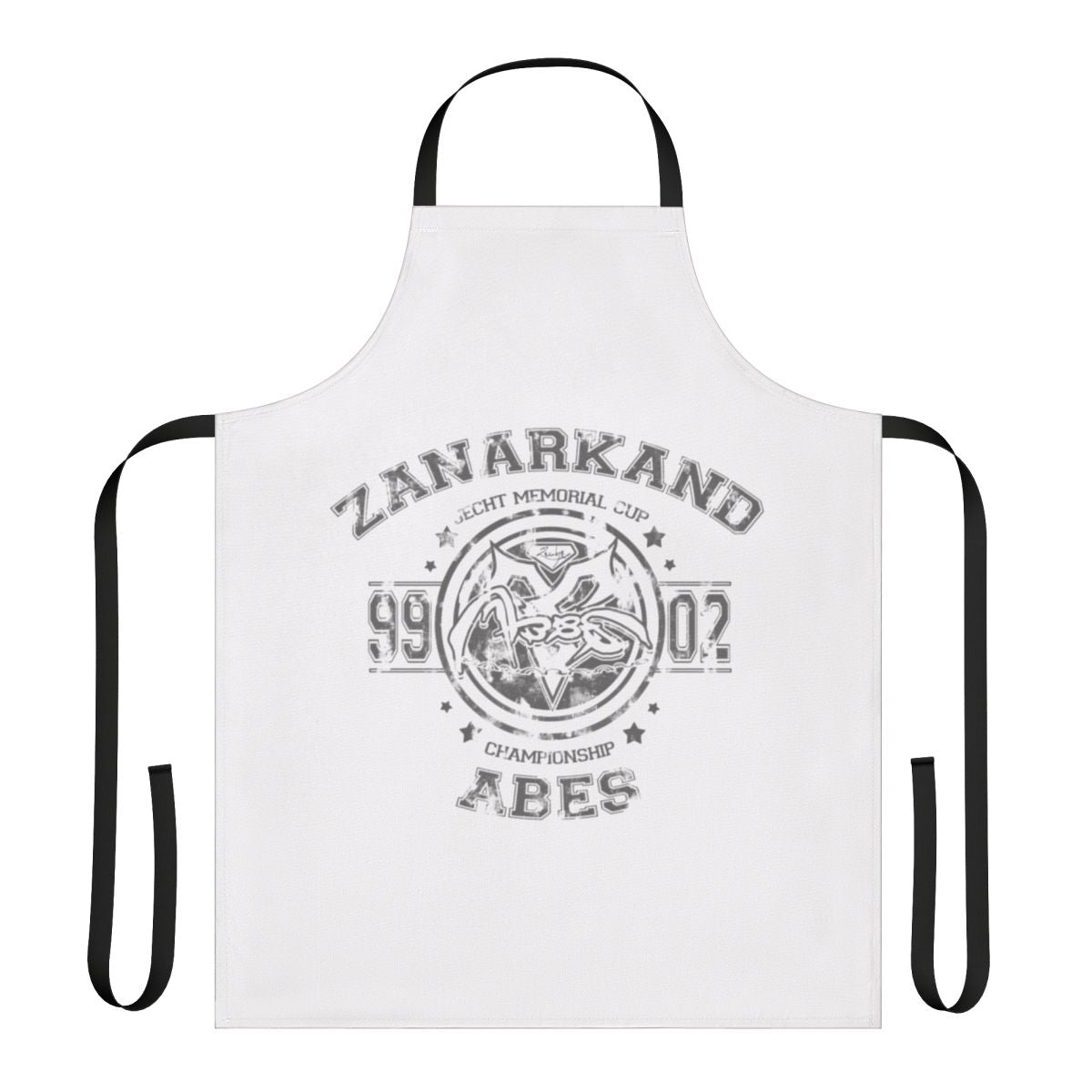 "Zanarkand Abes themed vintage style apron for Final Fantasy X fans"