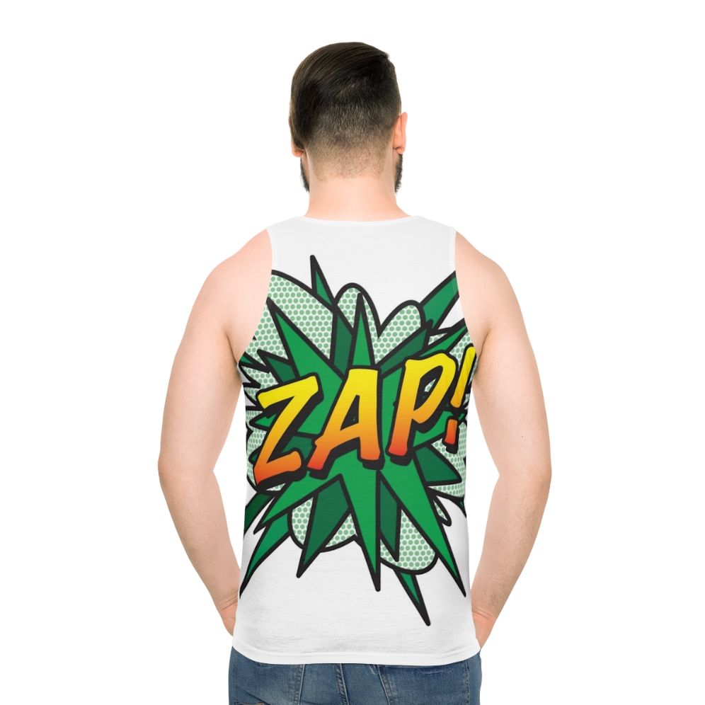 Zap Comic Book Retro Pop Art Superhero Unisex Tank Top