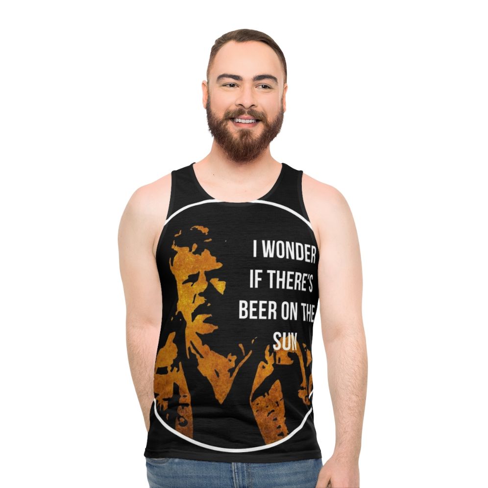 Zap Rowsdower Beer Quote Unisex Tank Top