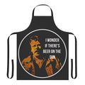 Zap Rowsdower beer-themed apron with a quirky, cult movie-inspired design