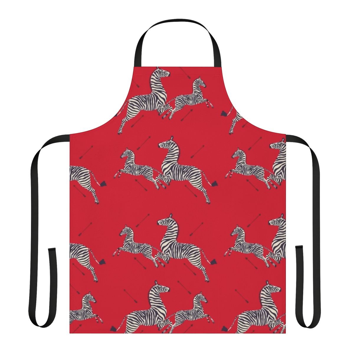 Zebra print apron inspired by the iconic movie The Royal Tenenbaums