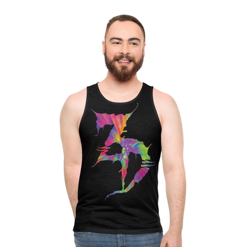 Zeds Dead unisex tie-dye tank top for EDM festivals and raves