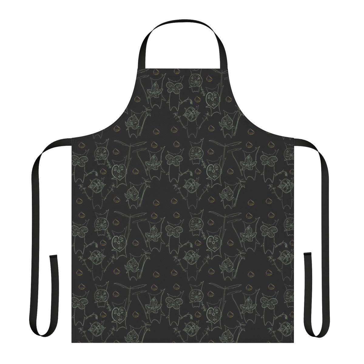 Zelda-inspired apron featuring Koroks, a popular character from The Legend of Zelda: Breath of the Wild game