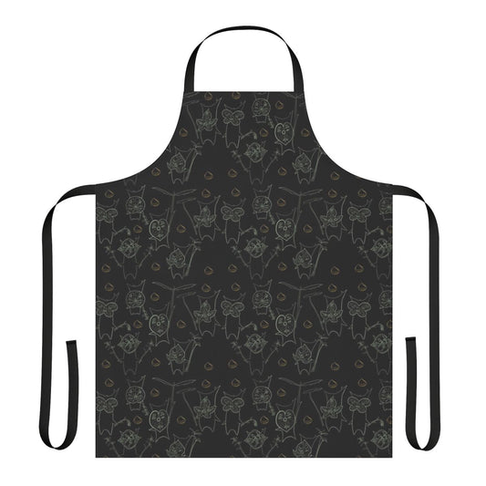 Zelda-inspired apron featuring Koroks, a popular character from The Legend of Zelda: Breath of the Wild game