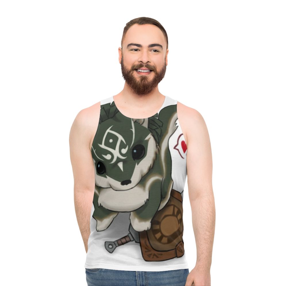 Zelda Wolf Link Unisex Tank Top