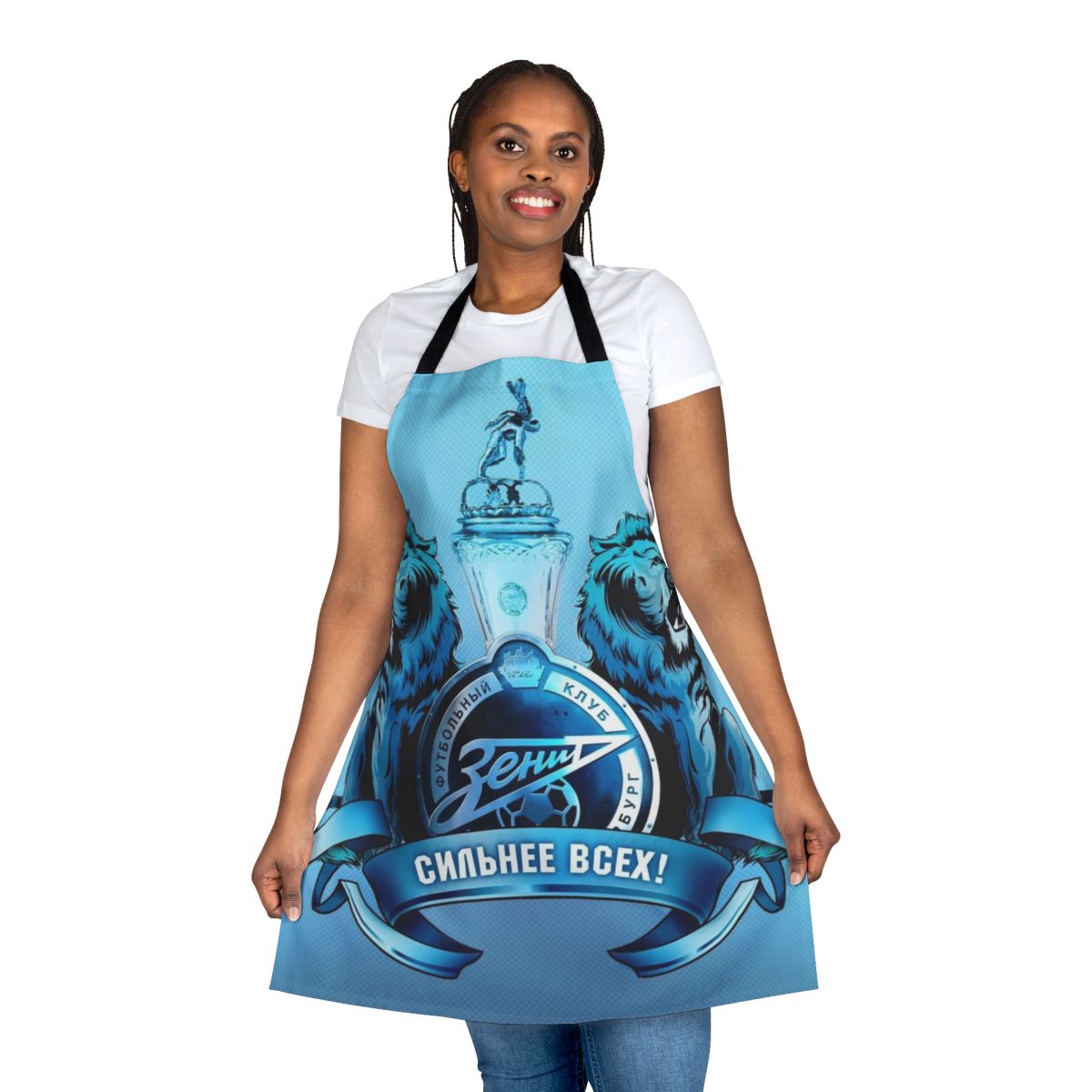 Zenit Saint Petersburg Inspired Apron with Football Club Logo