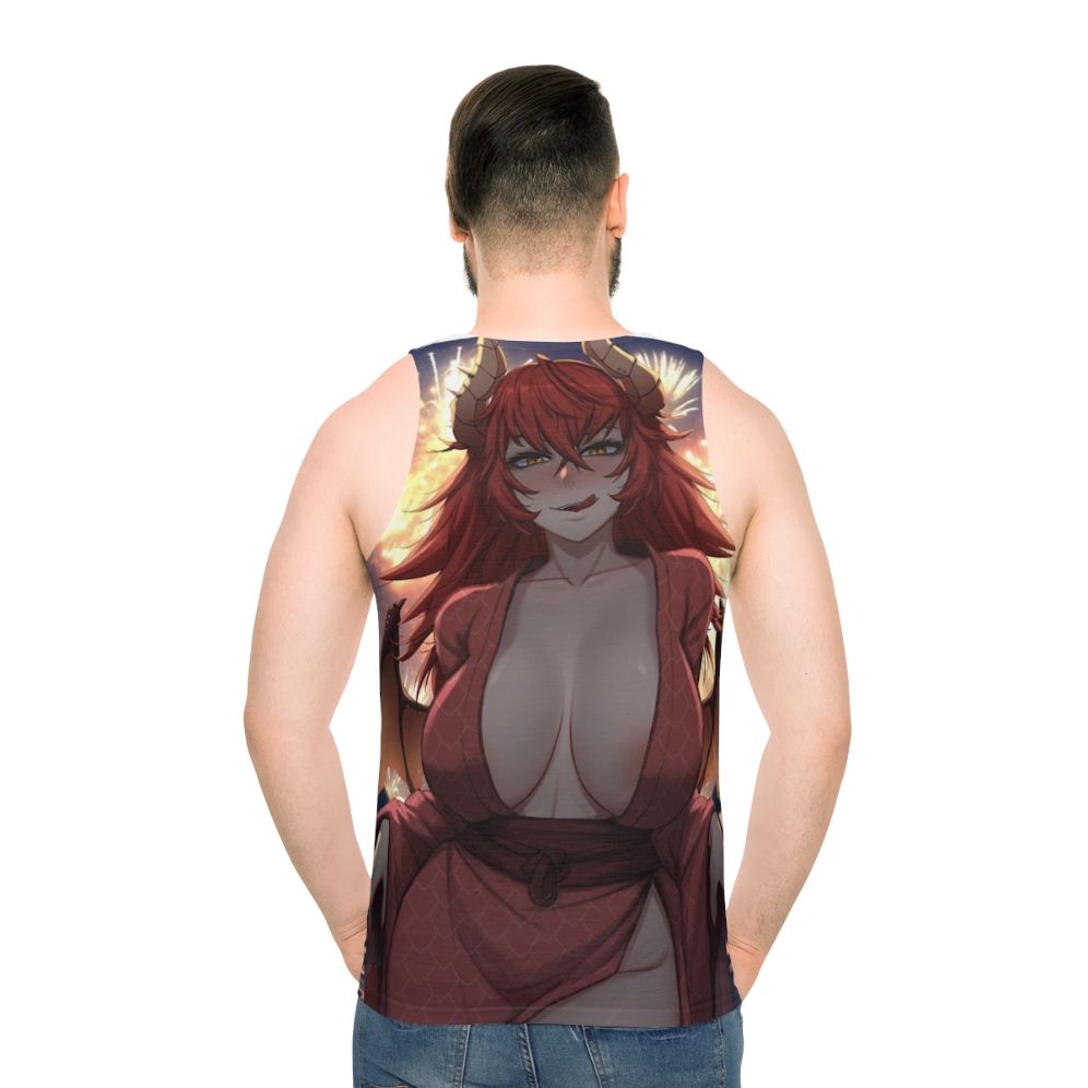 Zentreya Dragon Girl Kimono Unisex Tank Top
