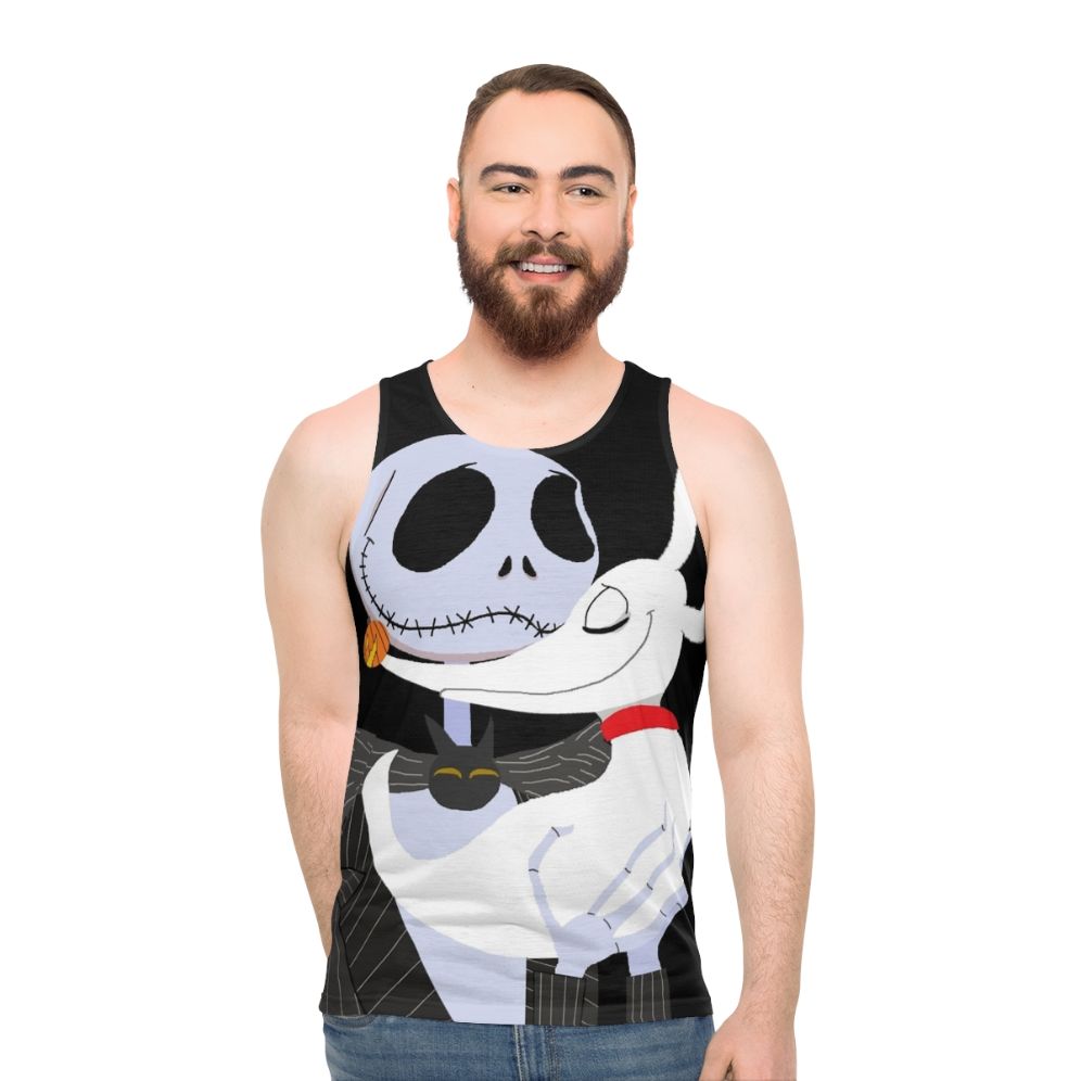 Zero the Ghost Dog from The Nightmare Before Christmas Unisex Tank Top