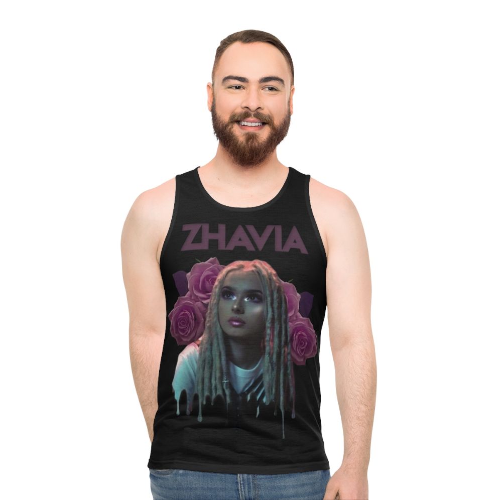 Zhavia Unisex Floral Tank Top
