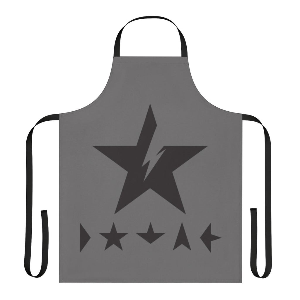 Ziggy Stardust-inspired music merchandise kitchen apron with a David Bowie design