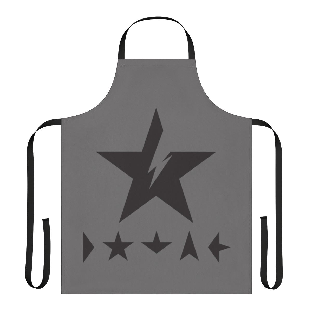 Ziggy Stardust-inspired music merchandise kitchen apron with a David Bowie design