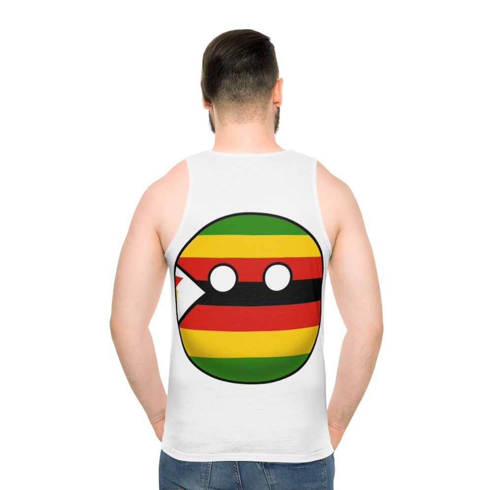 Zimbabwe Countryball Design on Unisex Tank Top