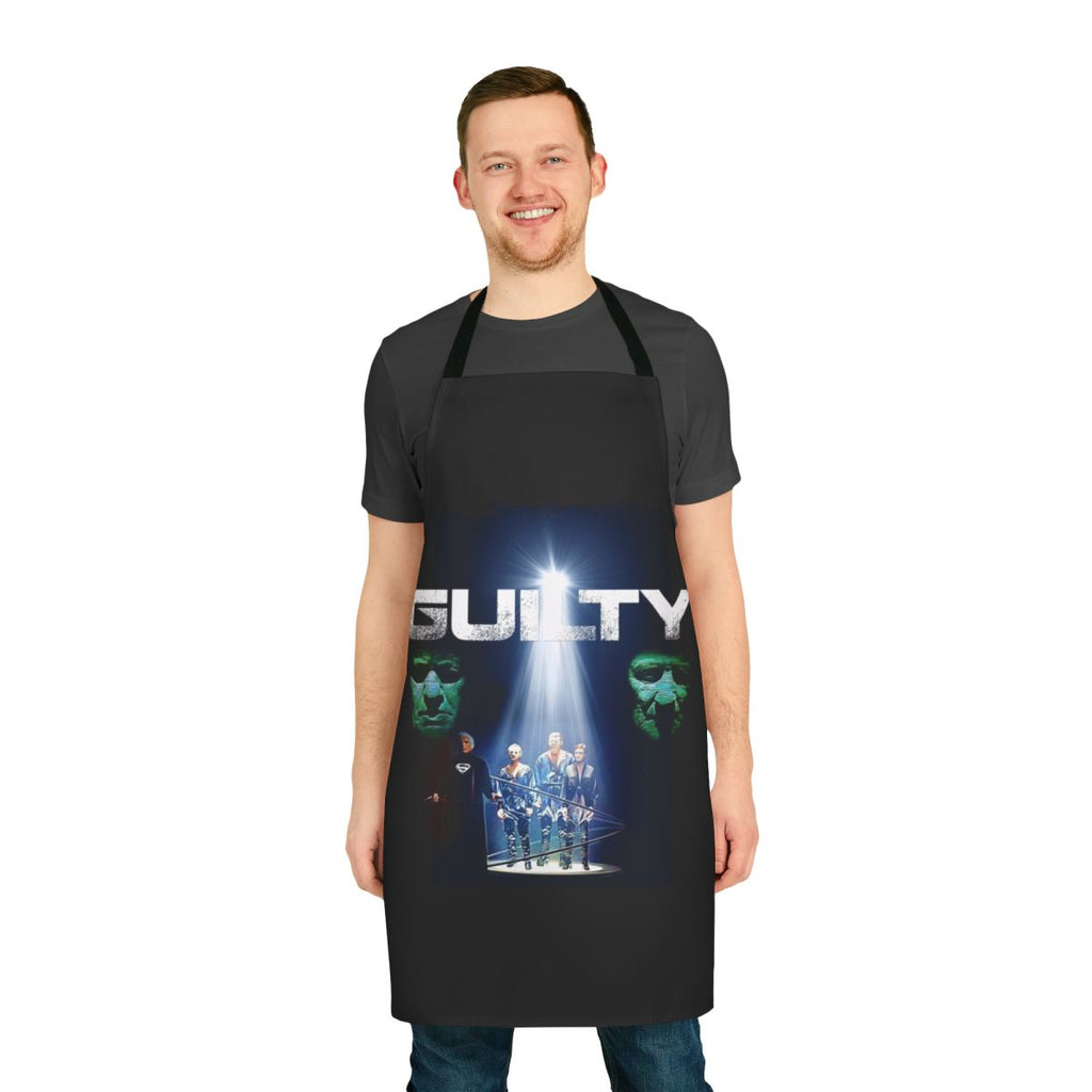 Apron featuring an artistic design of Zod from the Superman comics and movies