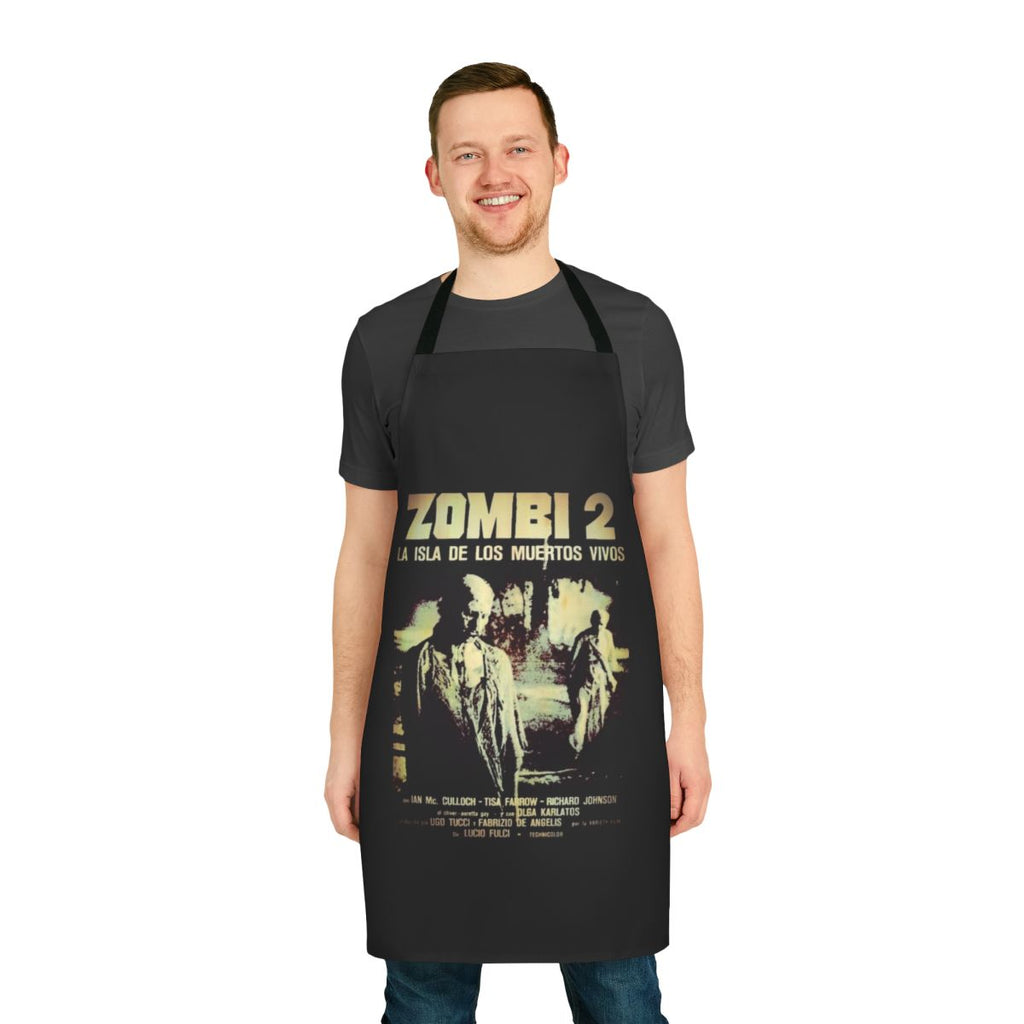 Zombie-Inspired Horror Apron with Gory Imagery