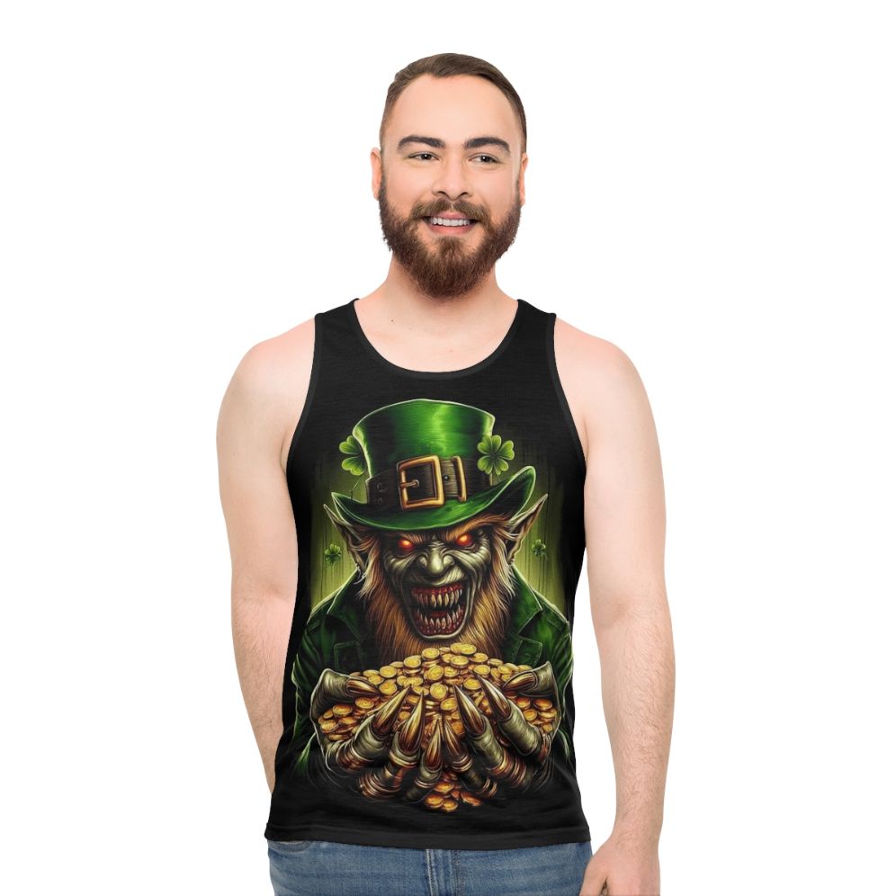 Zombie Leprechaun Unisex Tank Top