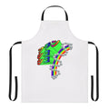 Zombieland Saga-themed apron with Franchouchou logo and character design
