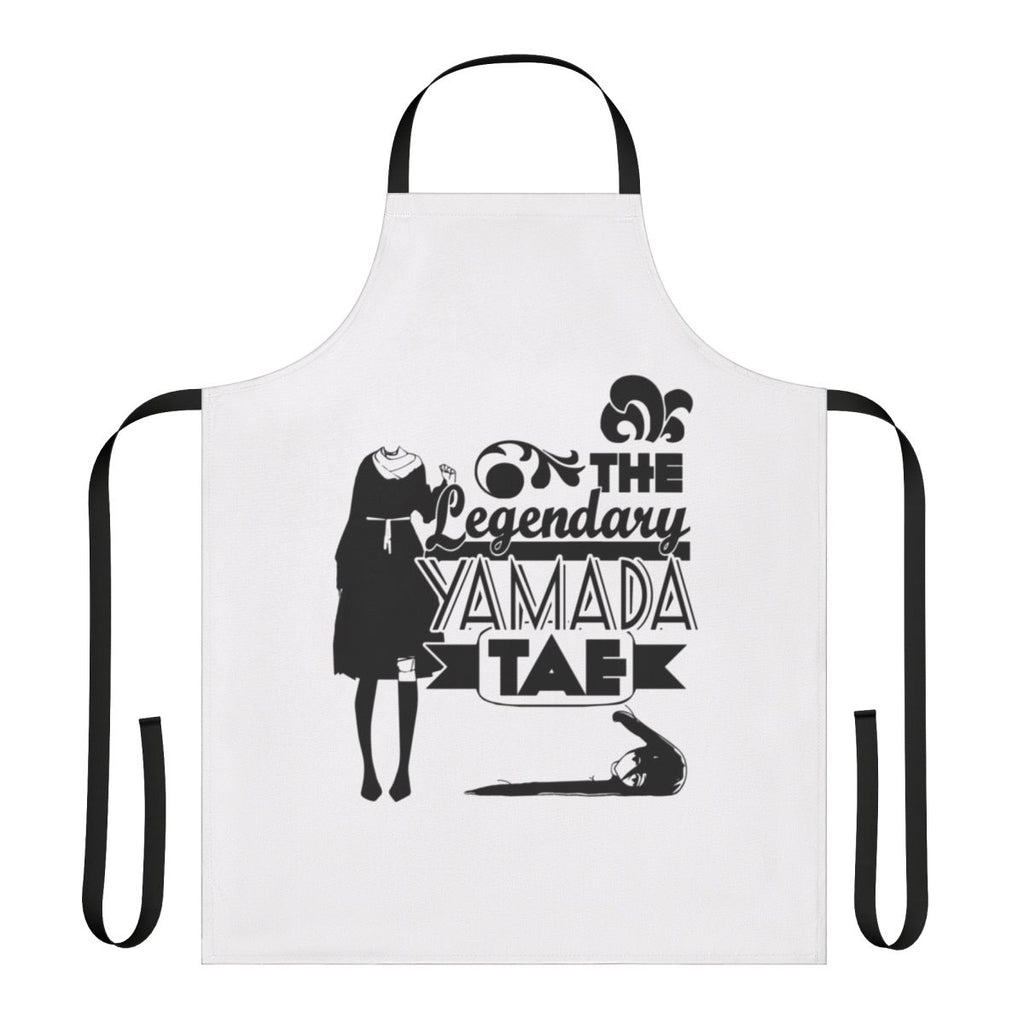 Zombieland Saga inspired apron featuring the character Tae Yamada