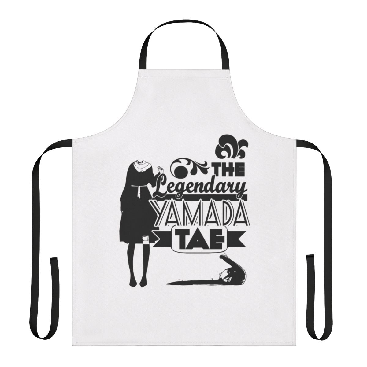 Zombieland Saga inspired apron featuring the character Tae Yamada
