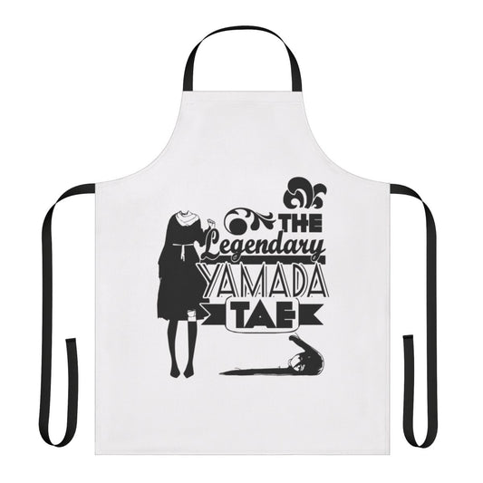 Zombieland Saga inspired apron featuring the character Tae Yamada