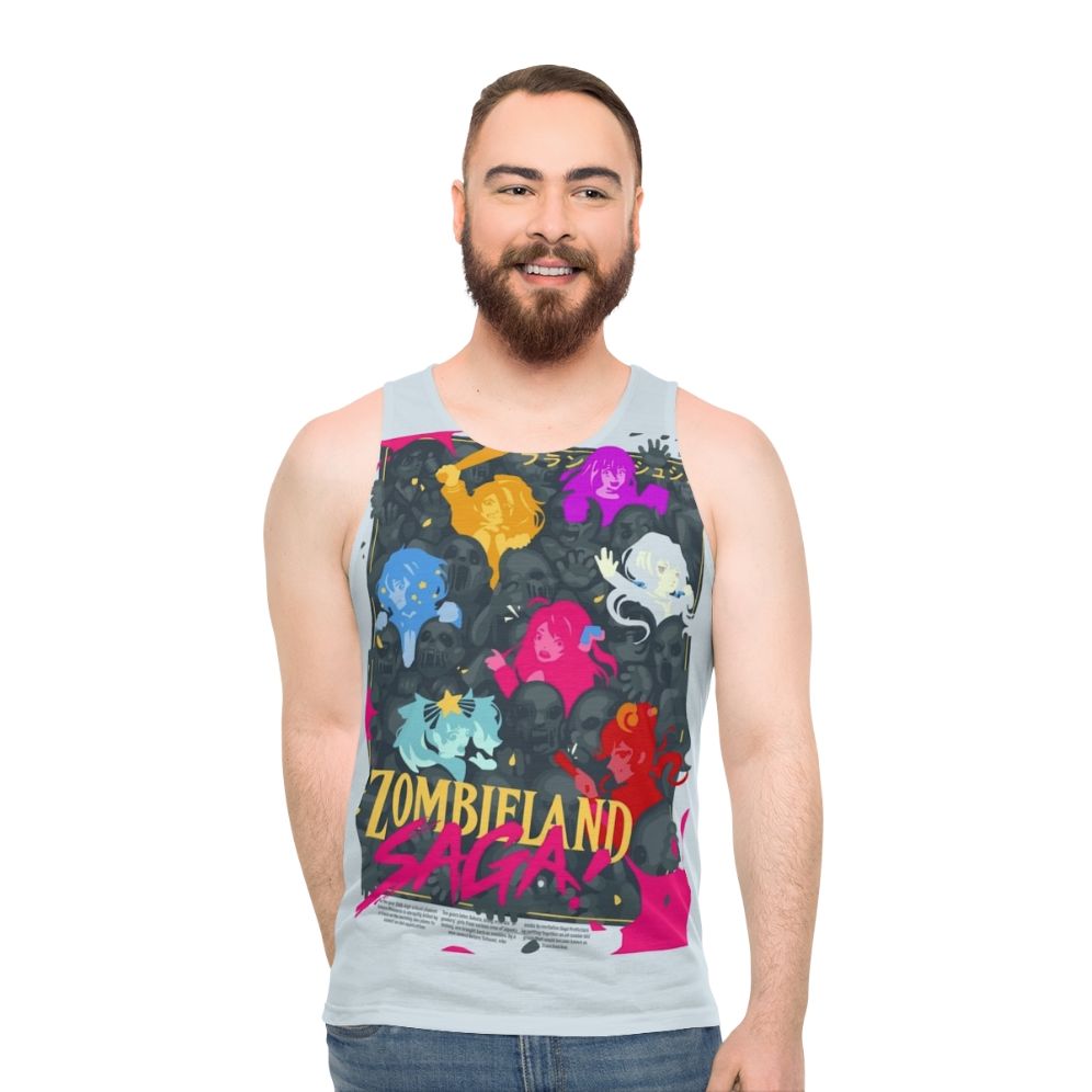 Zombieland Saga Unisex Anime Tank Top