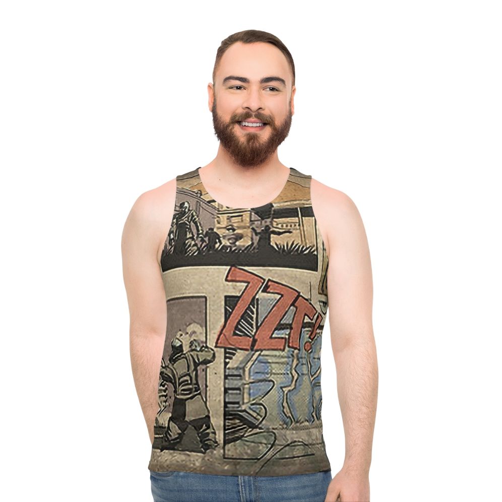 Zombies Loading Screen Comic Unisex Tank Top
