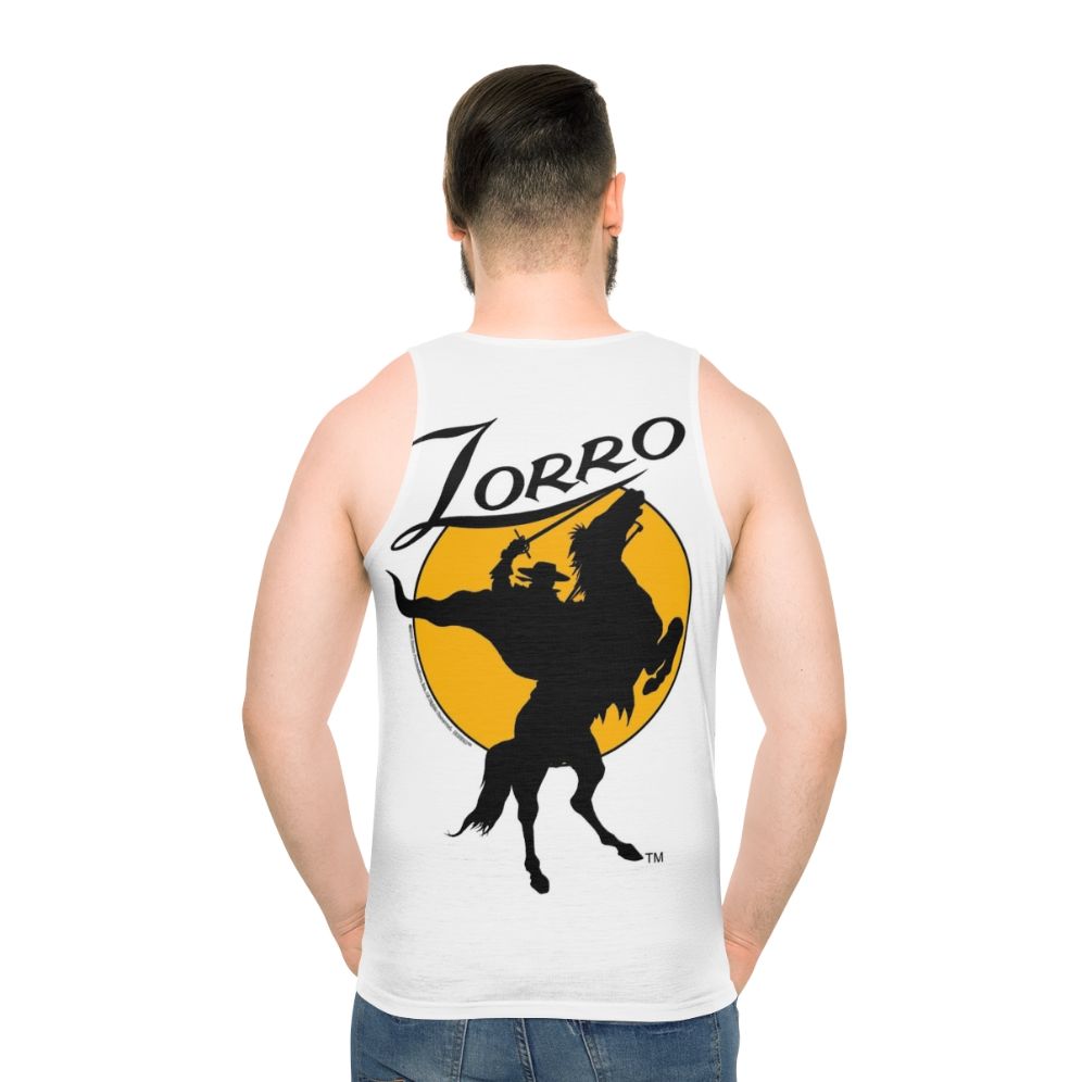 Unisex Zorro Horse Rider Silhouette Tank Top
