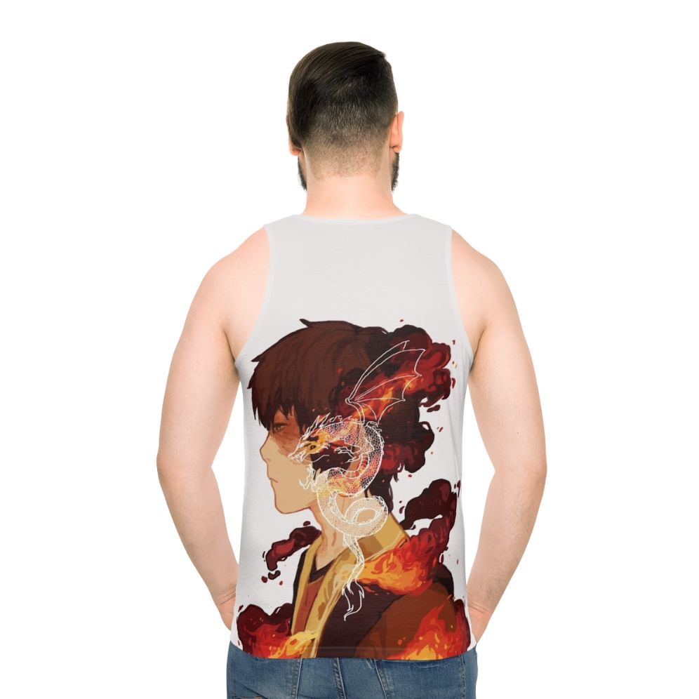 Zuko Unisex Avatar the Last Airbender Firebender Dragon Tank Top